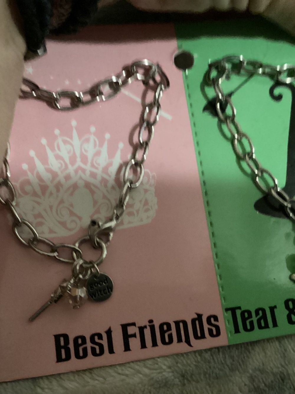 New Wicked Best Friends Tear and Share Bracelets